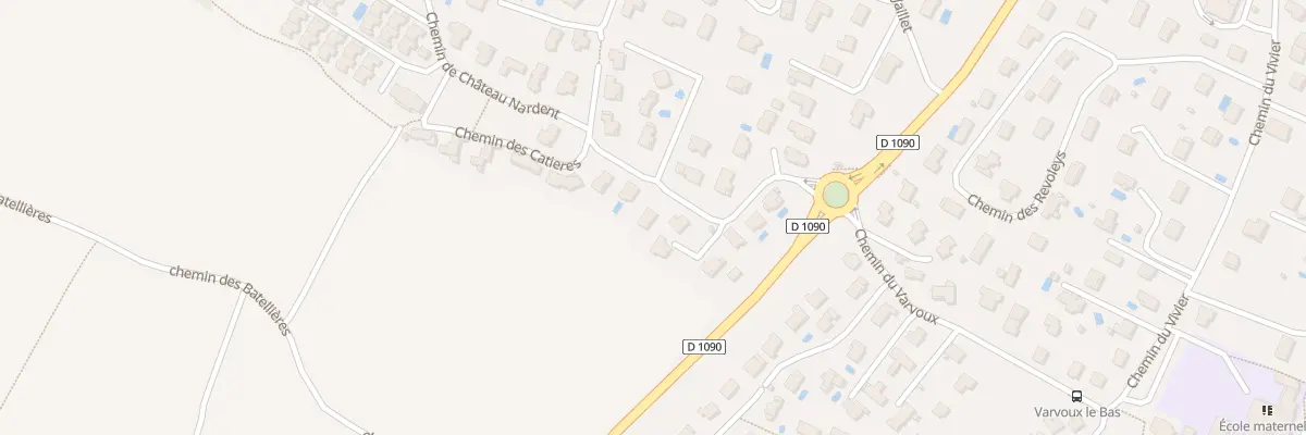 Plan du 187 Chem des Catieres à Bernin