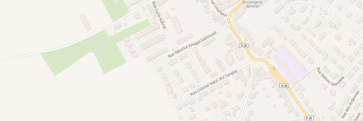 Plan du 15 Rue Maurice Kriegel Valrimont à Hussigny-Godbrange