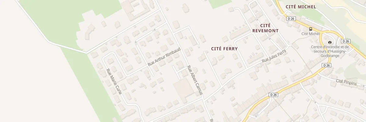 Plan du 2 Rue Albert Camus à Hussigny-Godbrange