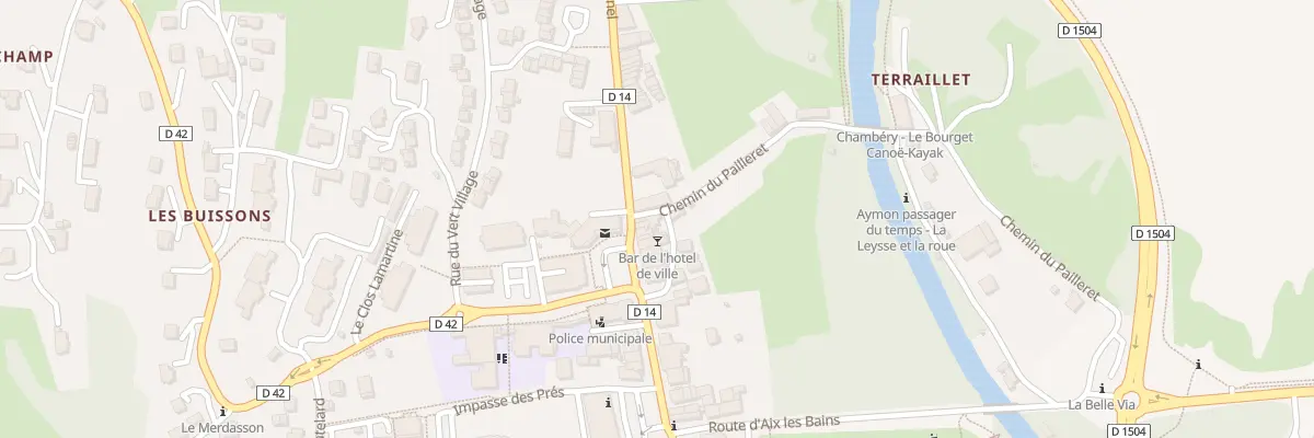 Plan du 8 Che du Pailleret au Bourget-du-Lac