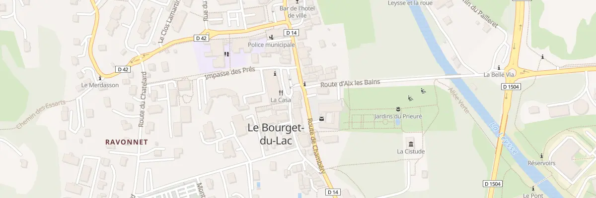 Plan du 126 Rte de Chambéry au Bourget-du-Lac