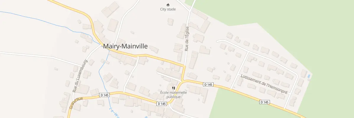 Plan du 3 Rue de l’Eglise Mairy à Mairy-Mainville