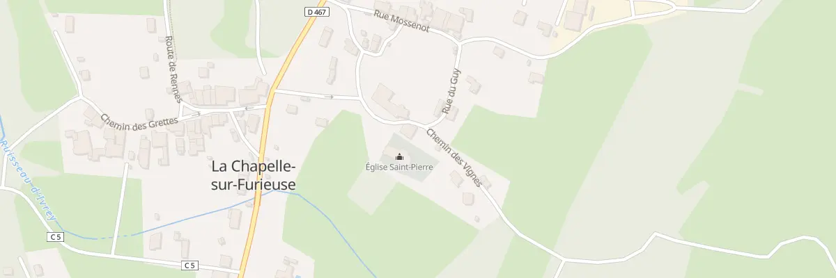 Plan du 6 Rue de l’Église à La Chapelle-sur-Furieuse