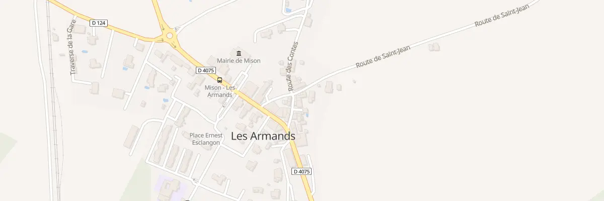 Plan du 7125 Les Armands à Mison