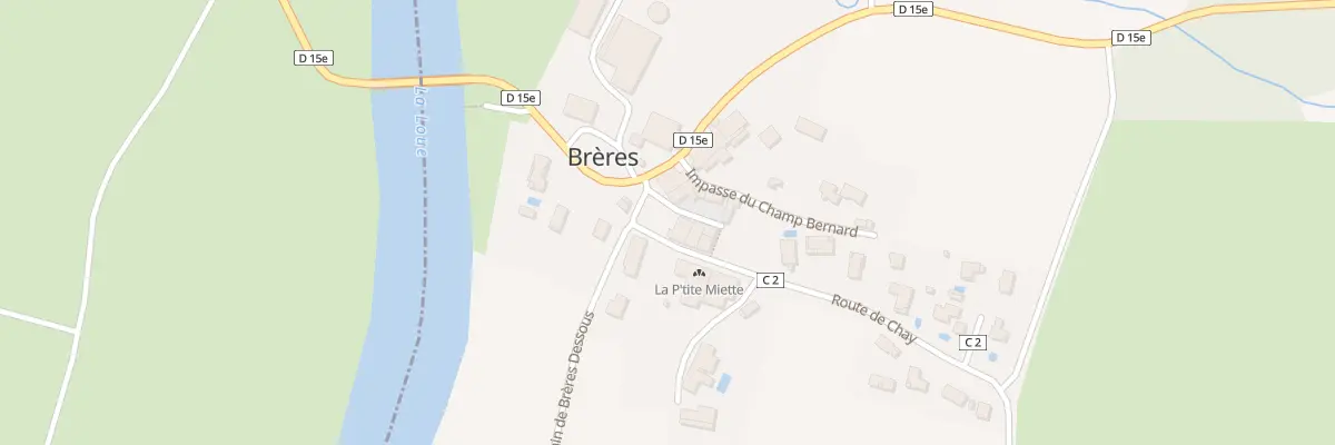 Plan du 1 Pl de la Mairie à Brères