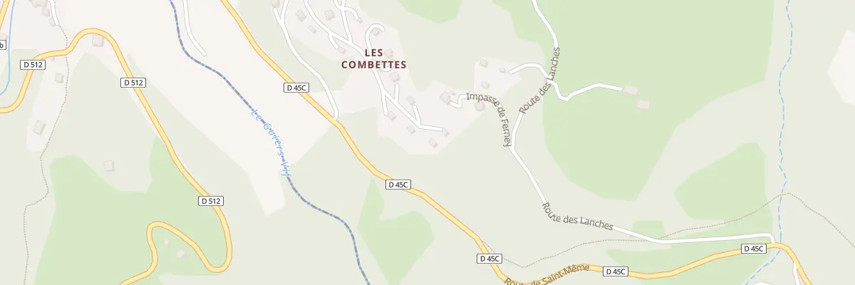 Plan du 5282 Les Combettes à Saint-Pierre-d’Entremont