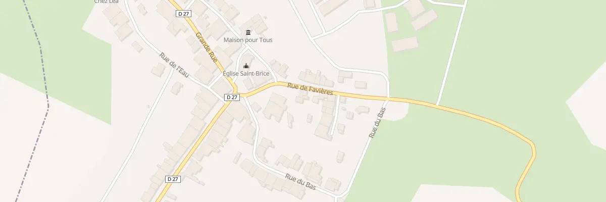 Plan du 10 Rue de Favières à Harmonville
