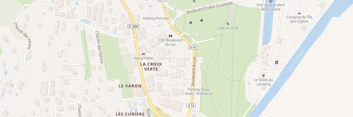Plan du 140 Bd du Lac au Bourget-du-Lac