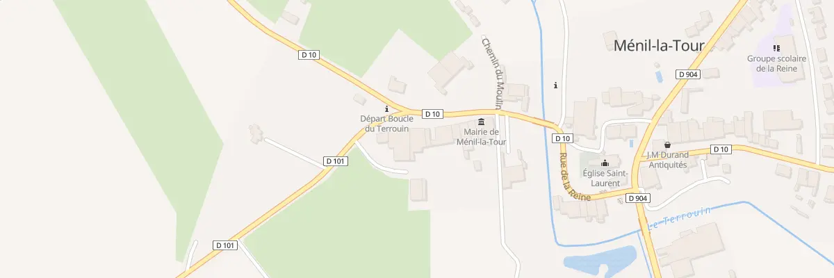 Plan du 25 Rue de la Reine à Ménil-la-Tour