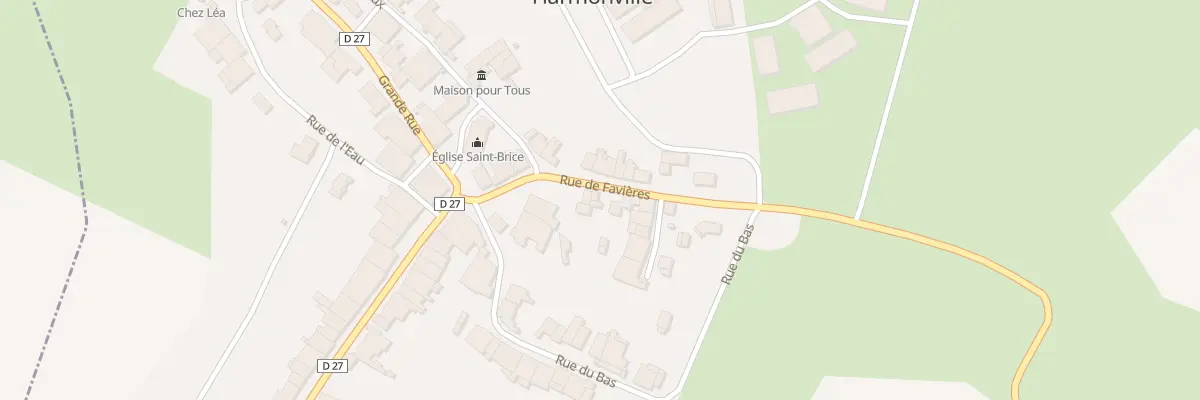 Plan du 8 Rue de Favières à Harmonville