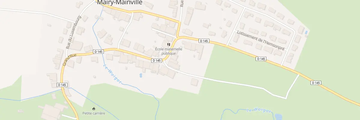 Plan du 11 Gr Grand Rue à Mairy-Mainville