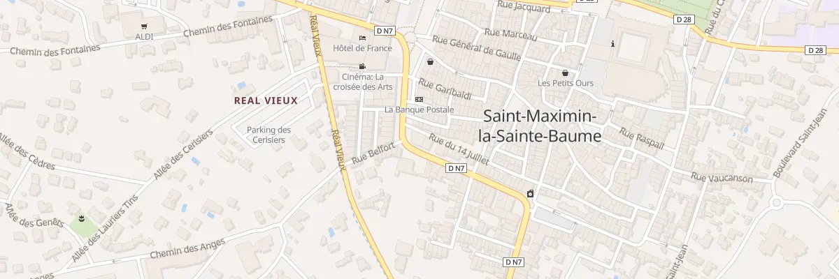 Plan du 17 Bd Jean Jaurès à Saint-Maximin-la-Sainte-Baume