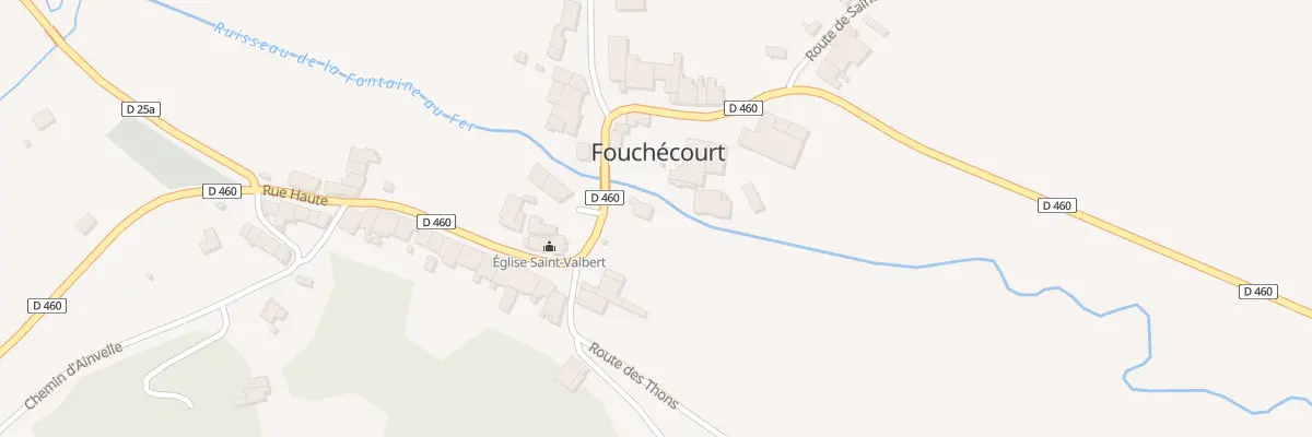 Plan du 50 Rue Basse à Fouchécourt