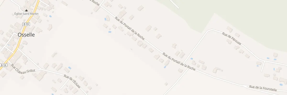 Plan du 26 Rue du Portail de Roche à Osselle-Routelle