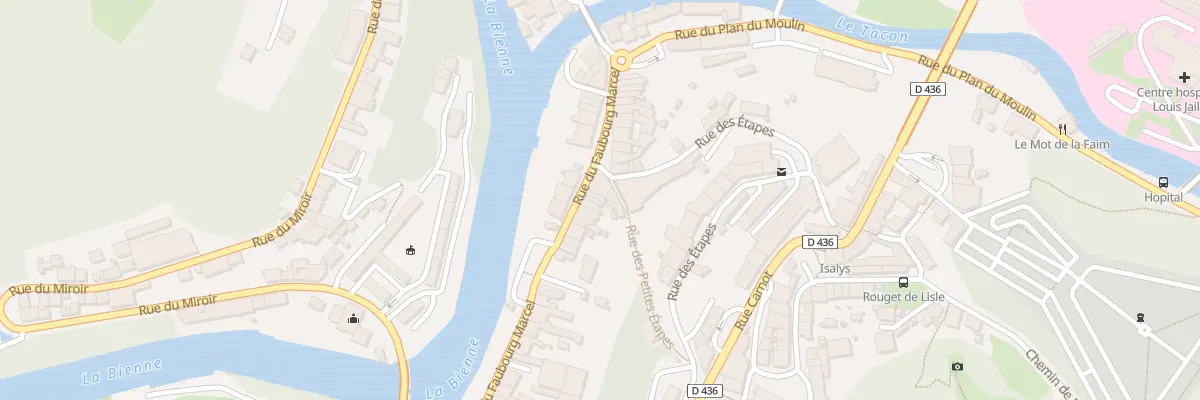 Plan du 25B Rue du Faubourg Marcel à Saint-Claude