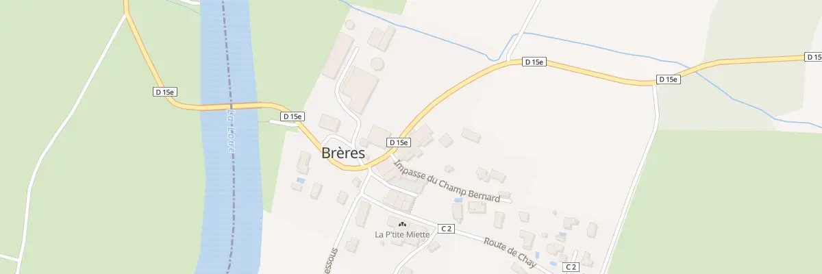 Plan du 6 Rte du Pont à Brères