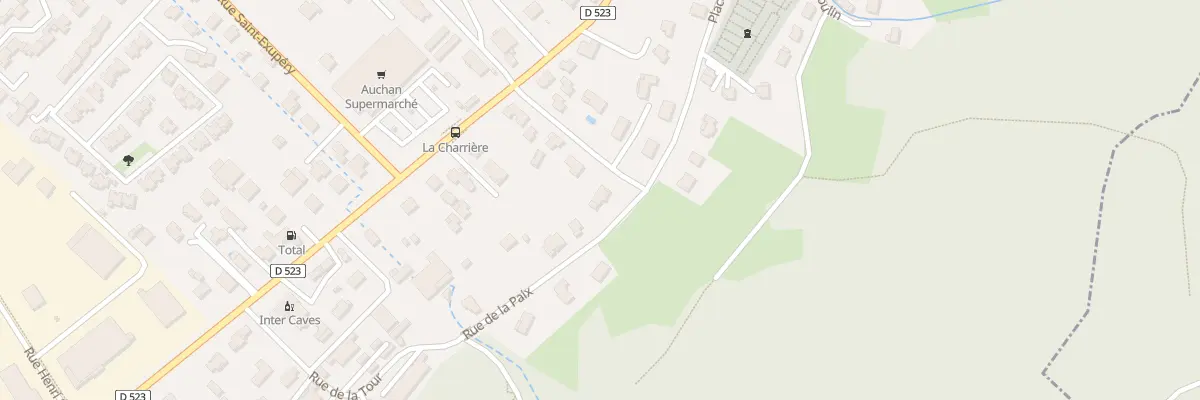 Plan du 104 Rue du Coteau au Versoud