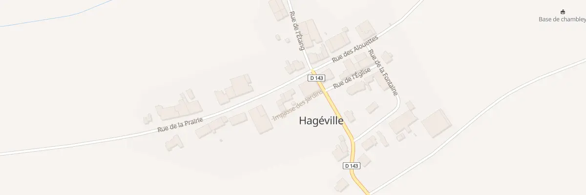 Plan du 1 Rue de la Prairie à Hagéville