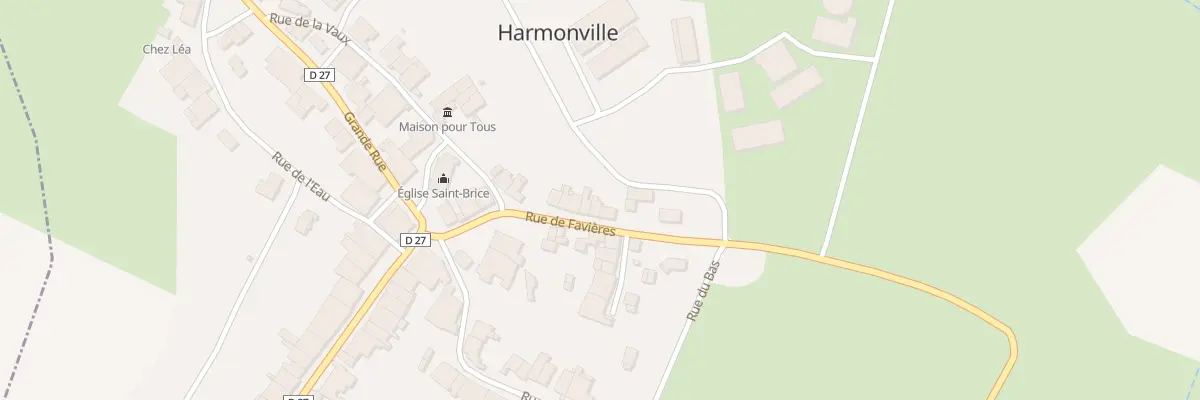 Plan du 9 Rue de Favières à Harmonville