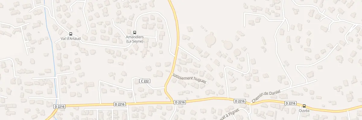 Plan du 650B Cc 120 Dit de Chateaubanne à La Seyne-sur-Mer