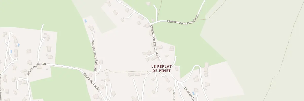 Plan du 71 Che du Pré du Nay à Saint-Martin-d’Uriage