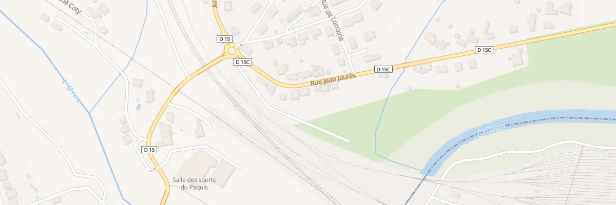 Plan du 8 Rue Jean Jaurès à Conflans-en-Jarnisy