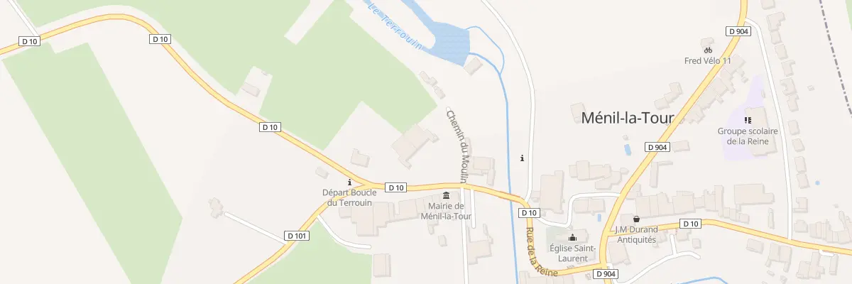 Plan du 12 Rue de la Reine à Ménil-la-Tour
