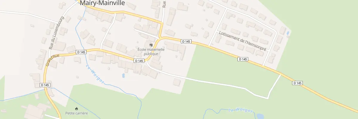 Plan du 3 Gr Grand Rue à Mairy-Mainville