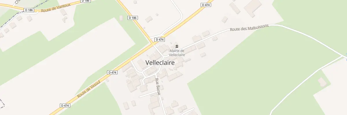 Plan du 1 Pl du Village à Velleclaire