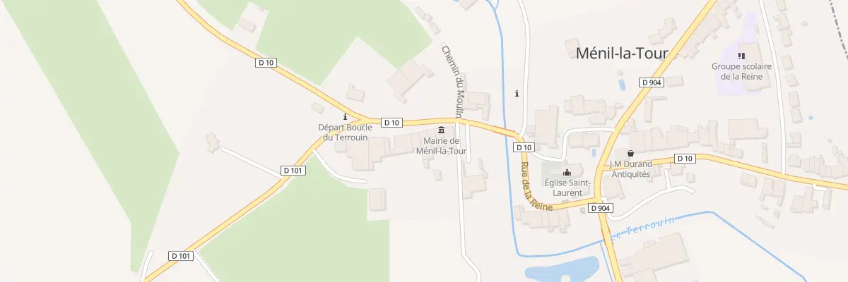 Plan du 19 Rue de la Reine à Andilly