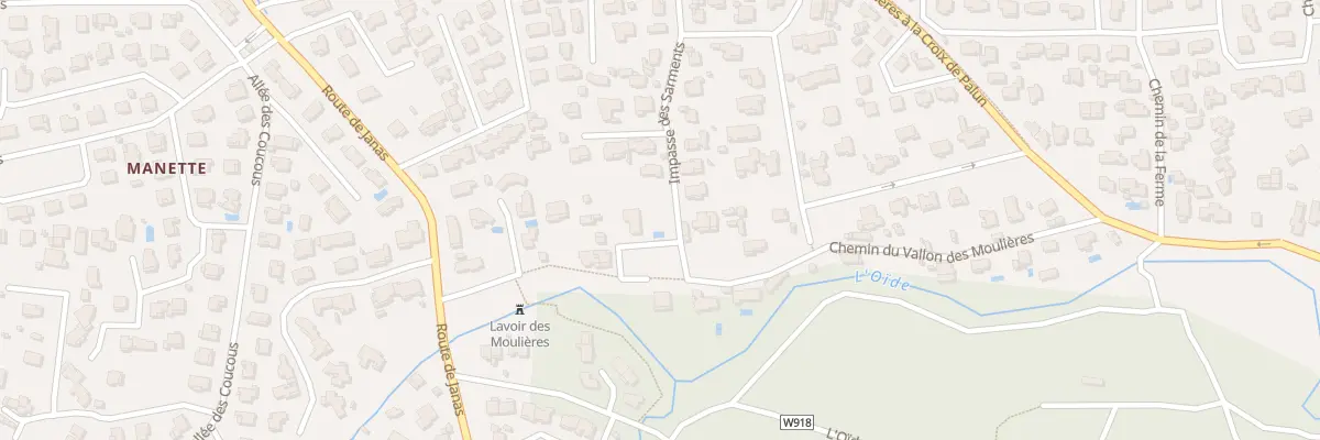 Plan du 200 Che du Vallon des Moulieres à La Seyne-sur-Mer