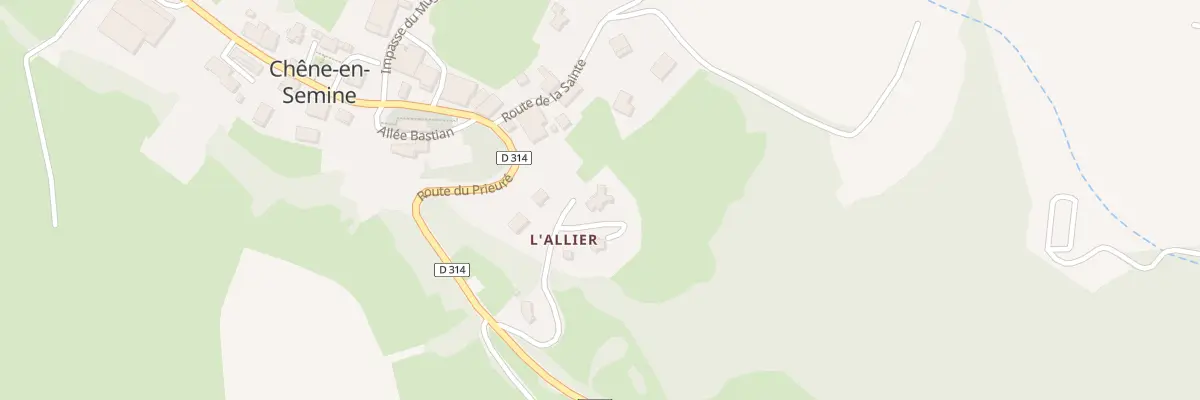 Plan du 176 Imp de l’Allier à Chêne-en-Semine