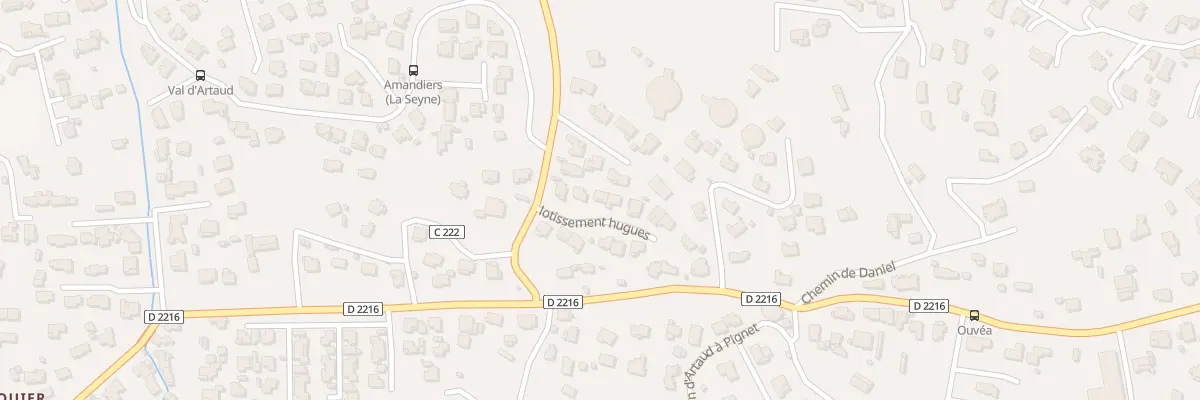 Plan du 730 Cc 120 Dit de Chateaubanne à La Seyne-sur-Mer