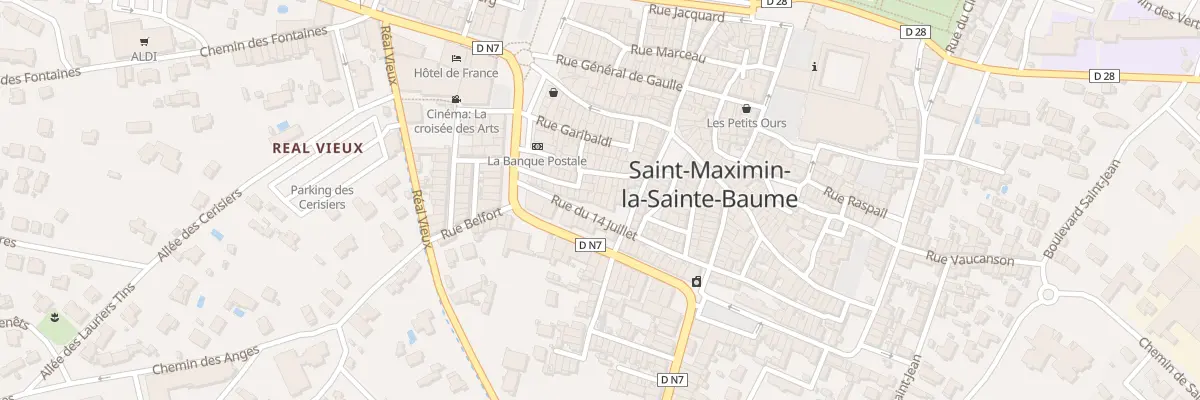 Plan du 252 Rue du 14 Juillet à Saint-Maximin-la-Sainte-Baume
