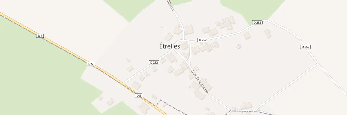 Plan du 2 Rue de la Mairie à Étrelles-et-la-Montbleuse