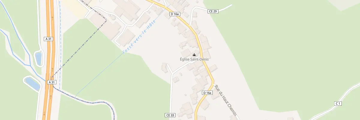 Plan du 9 Pl de l’Eglise à Viocourt