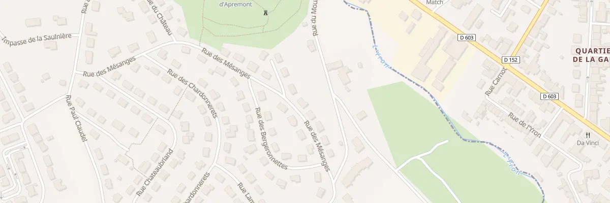 Plan du 25 Rue des Mesanges à Conflans-en-Jarnisy