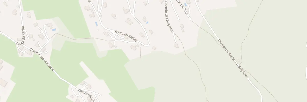 Plan du 1386 Rte du Replat à Saint-Martin-d’Uriage