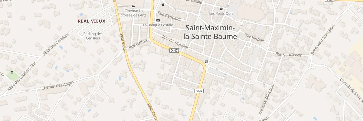 Plan du 38 Bd Victor Hugo à Saint-Maximin-la-Sainte-Baume