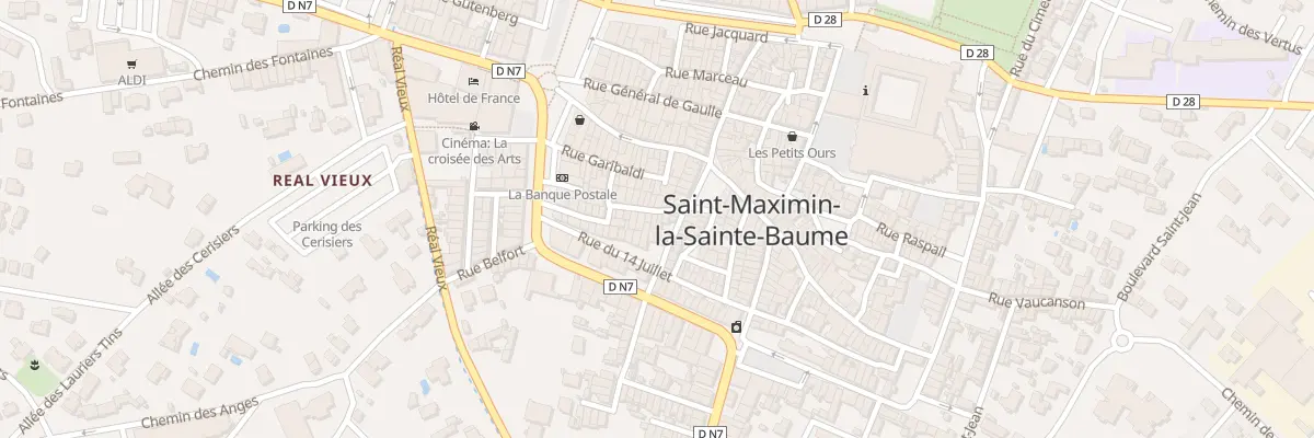 Plan du 19 Rue Barbès à Saint-Maximin-la-Sainte-Baume
