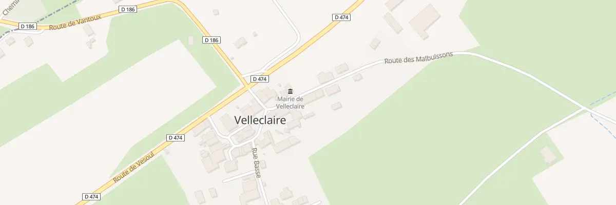 Plan du 4 Rte des Malbuissons à Velleclaire