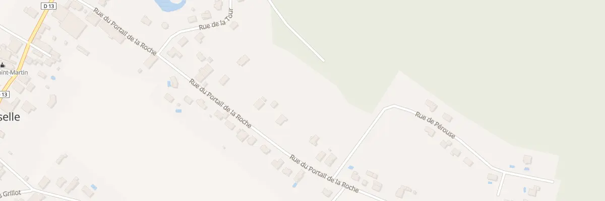 Plan du 27 Rue du Portail de Roche à Osselle-Routelle