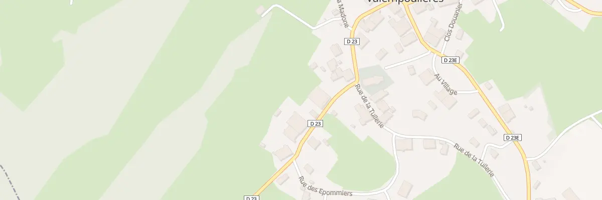 Plan du 16 Rue de l’Eglise à Valempoulières