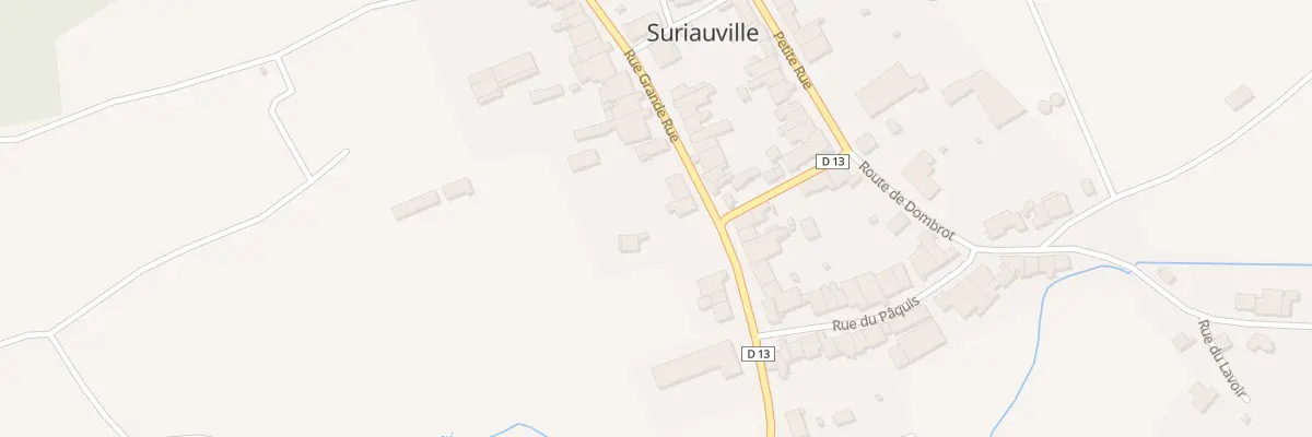 Plan du 190 Rue Grande Rue à Suriauville