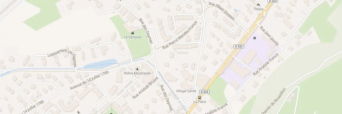Plan du 192 Rue des Deymes à Lumbin