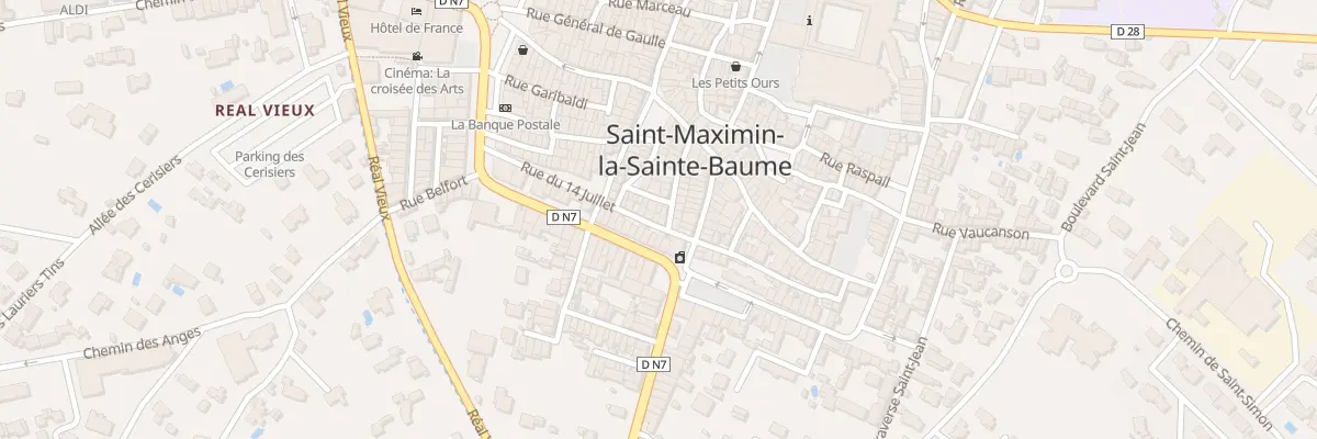 Plan du 172 Rue du 14 Juillet à Saint-Maximin-la-Sainte-Baume