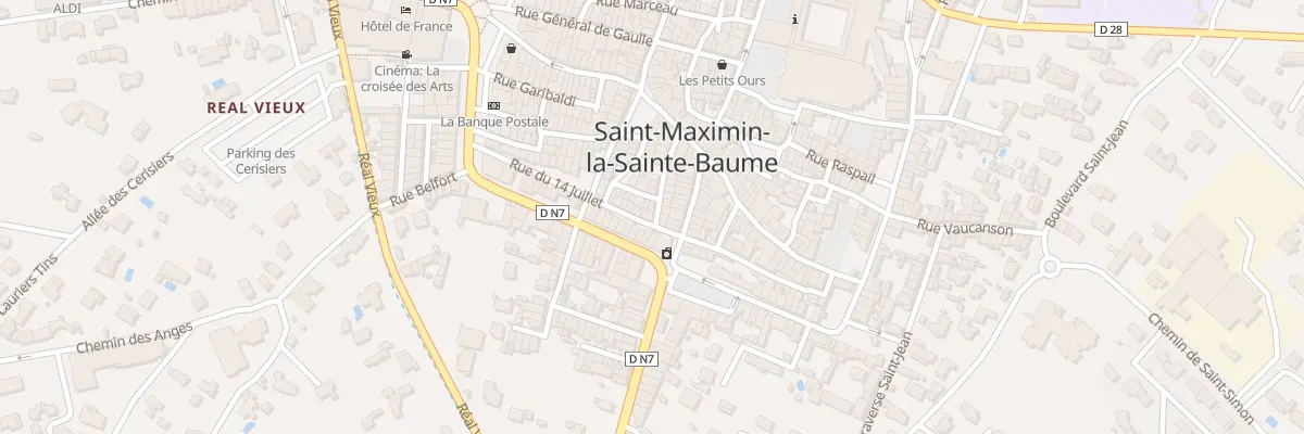 Plan du 168 Rue du 14 Juillet à Saint-Maximin-la-Sainte-Baume