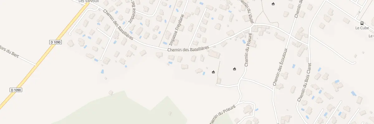 Plan du 310 Che des Batellières à Bernin