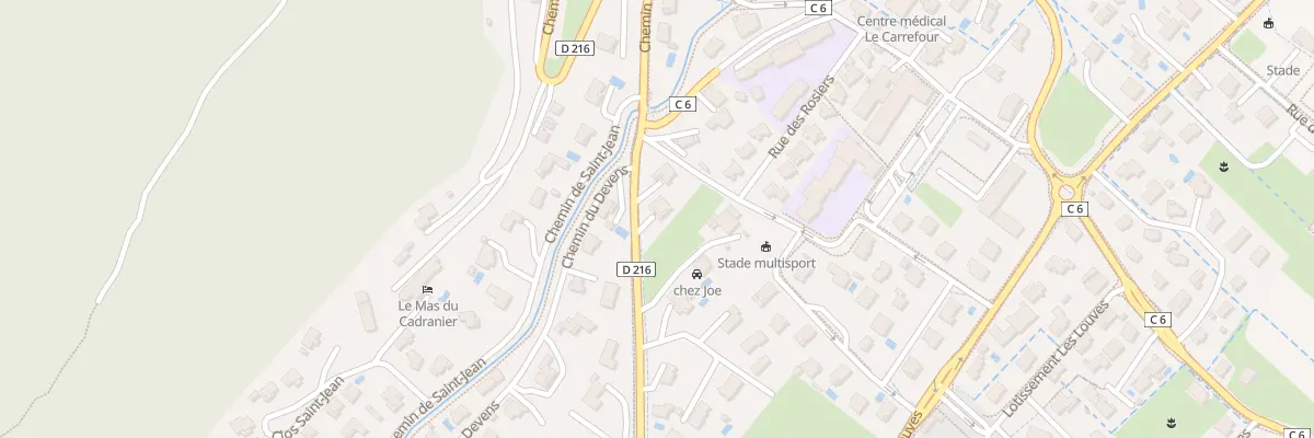 Plan du 7034 Le Carrefour à Villeneuve