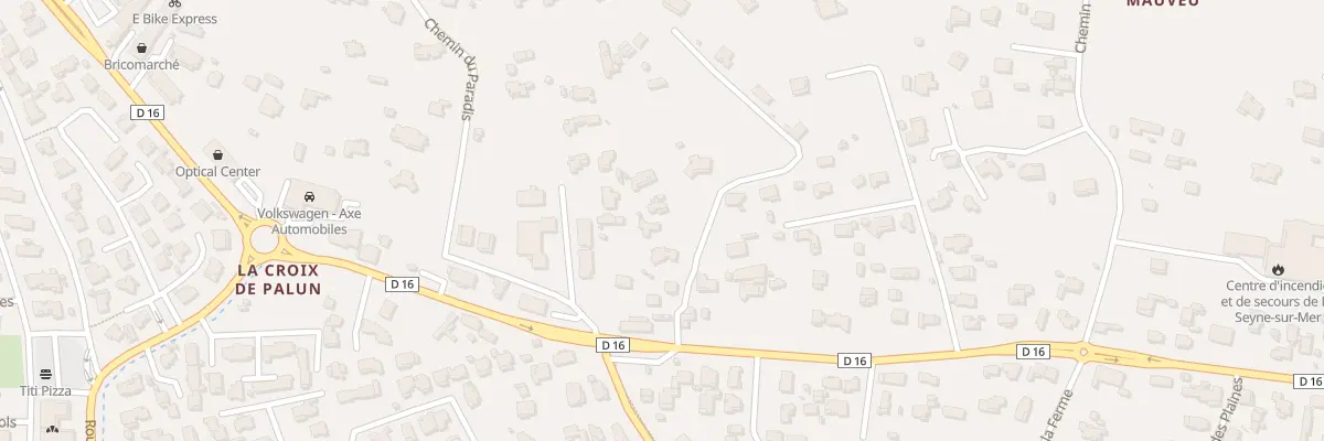 Plan du 11A Che de la Croix de Palun à La Seyne-sur-Mer